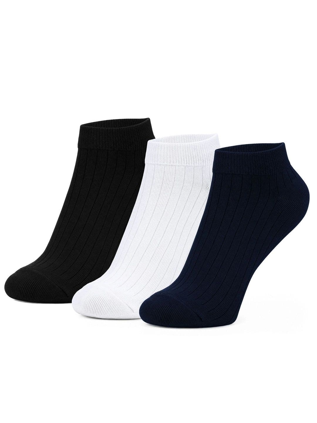 LOUIS STITCH Men Pack of 3 Cotton Assorted Patterned Ankle Length Socks - view 1