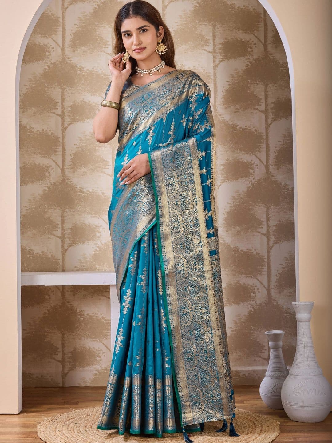 Maharanga Woven Design Zari Art Silk Banarasi Saree - view 1