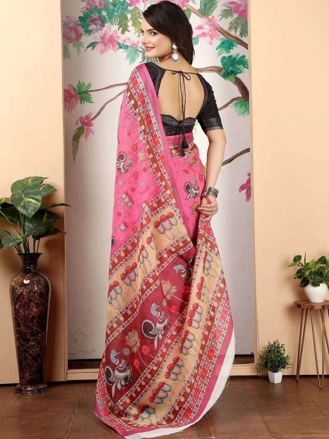 HERE&NOW Floral Saree thumbnail 6