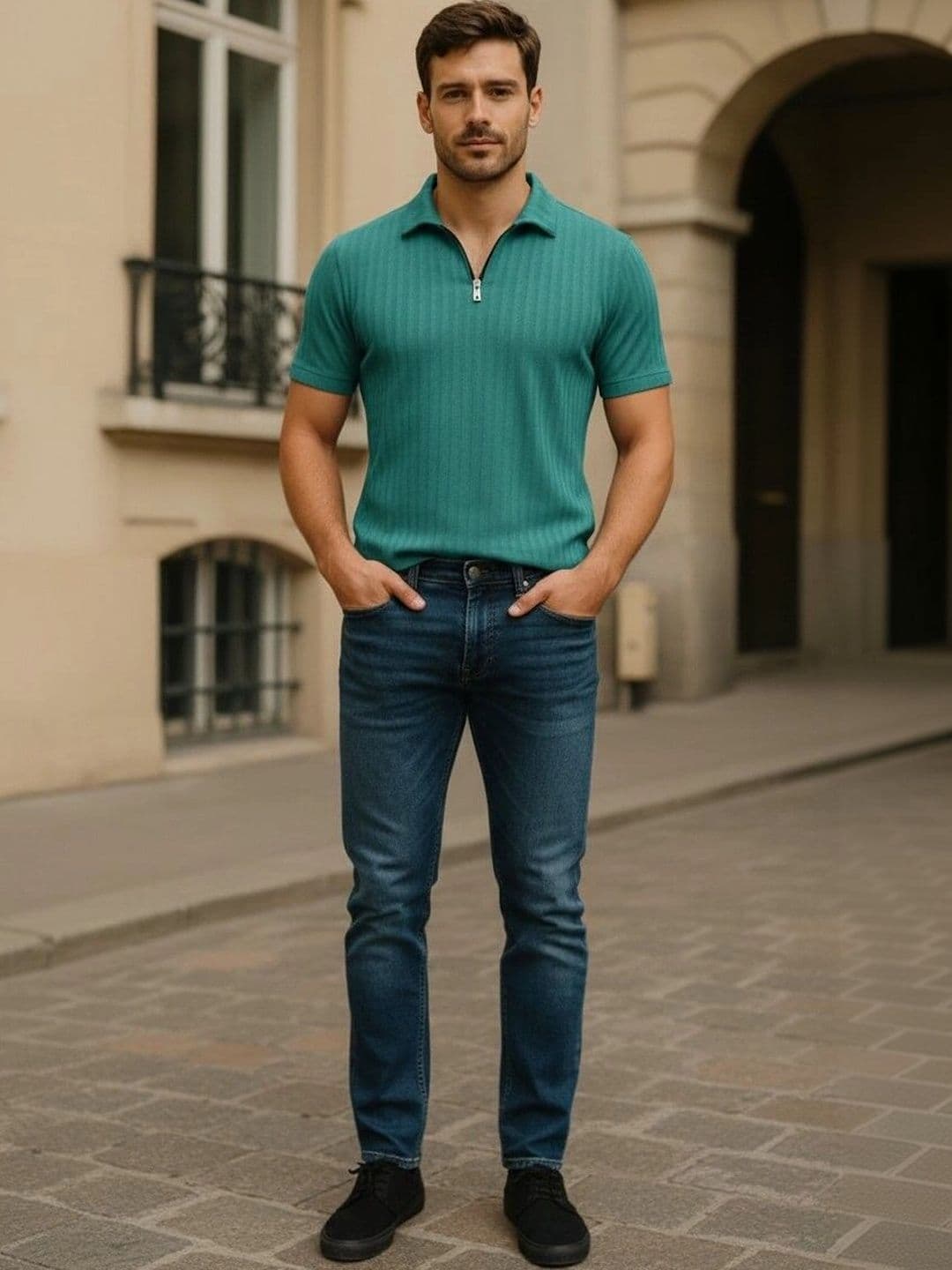 Metronaut Men Polo Collar Antimicrobial T-shirt thumbnail 5