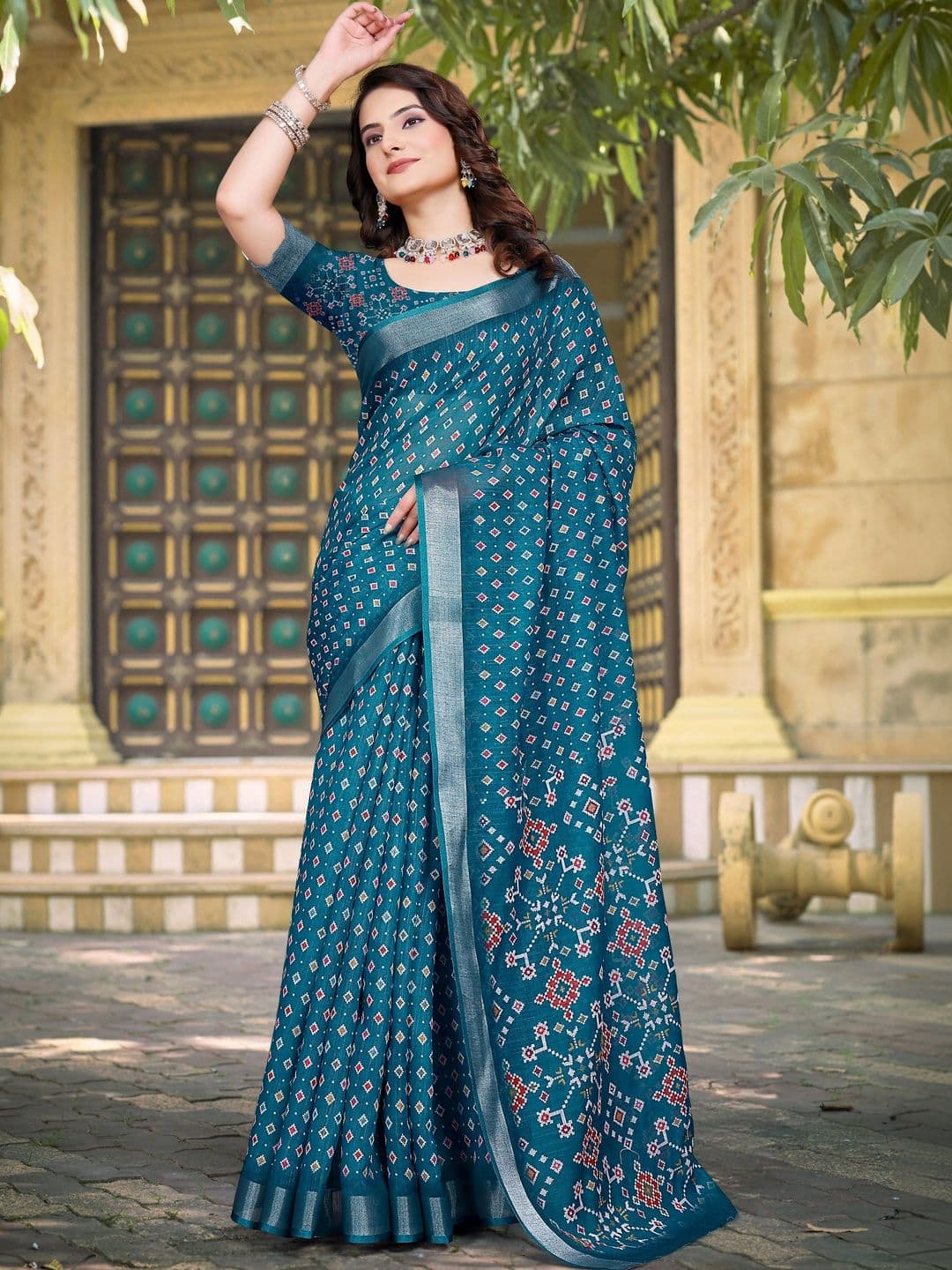 Maroosh Polka Dot Saree - view 1