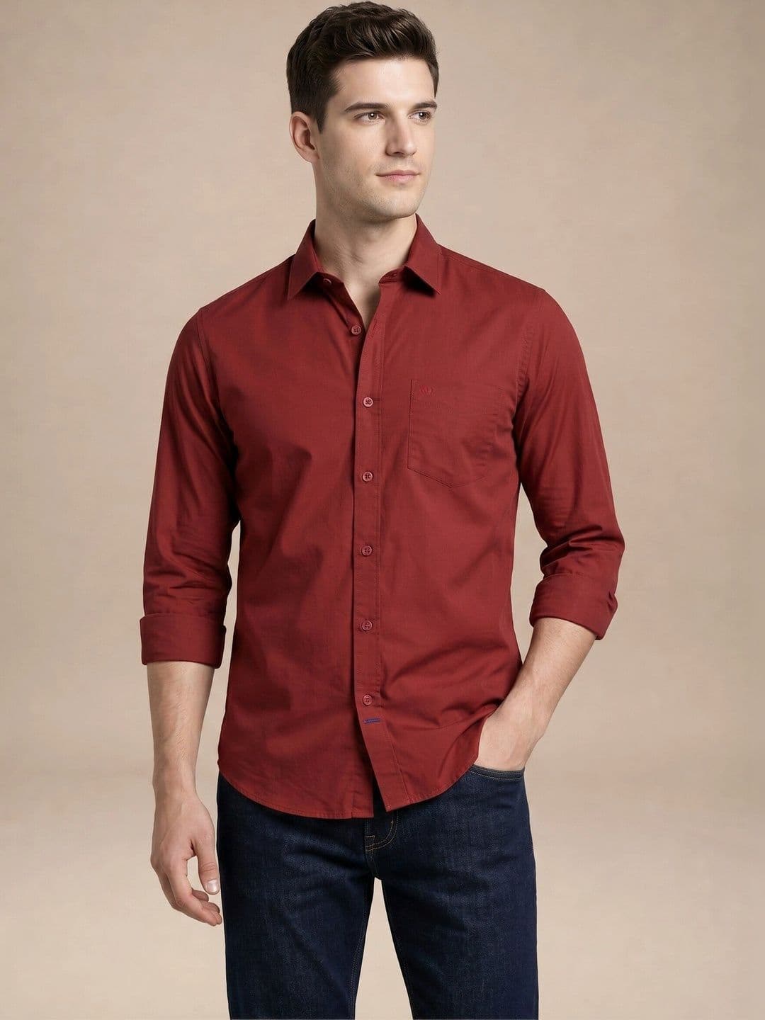 Turtle Men Relaxed Slim Fit Casual Shirt - view 1
