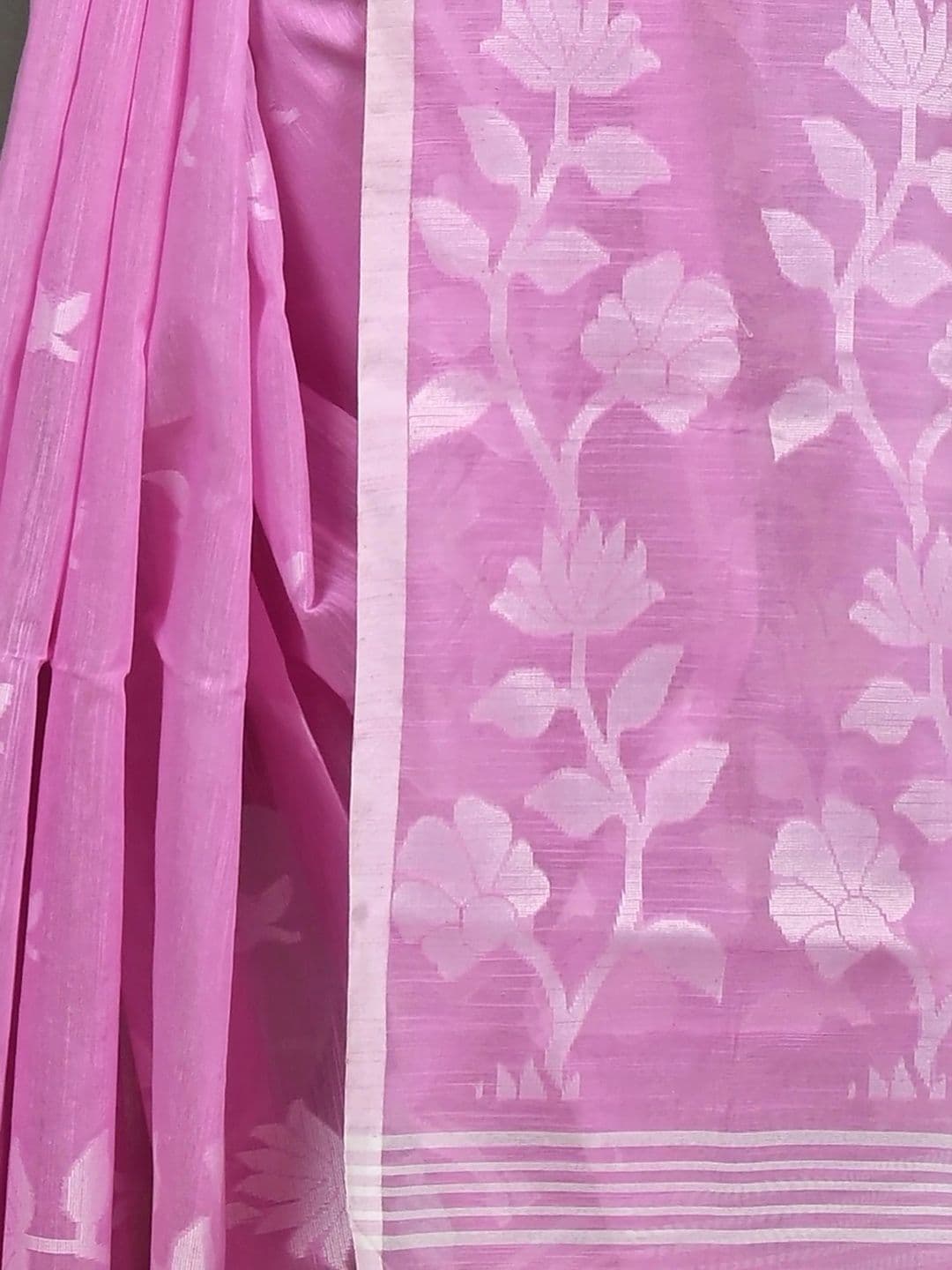 GitAsit Woven Design Cotton Blend Handloom Saree thumbnail 7
