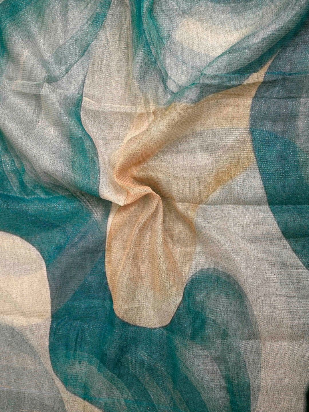 Maroosh Silk Cotton Handloom Saree thumbnail 4