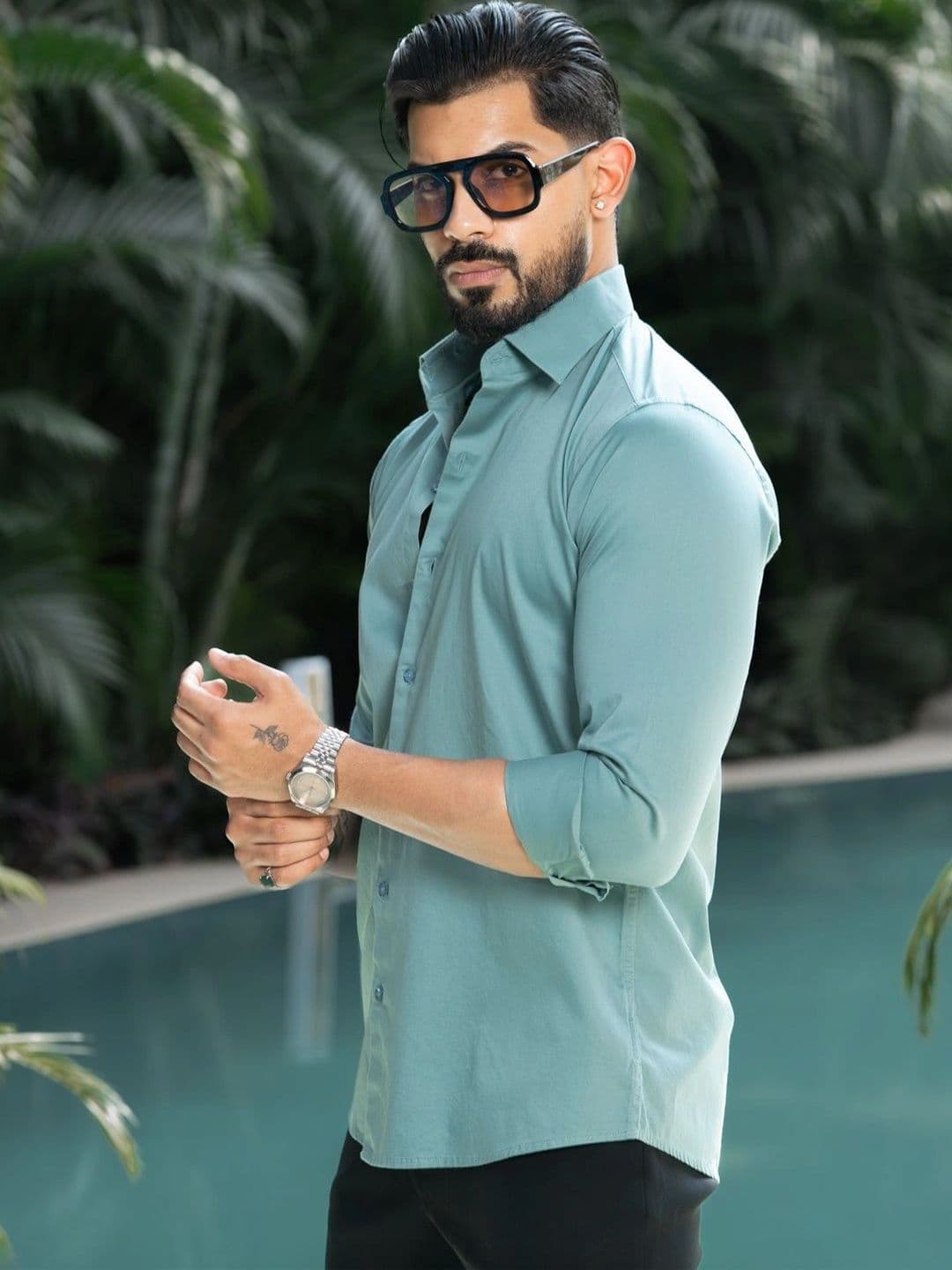Urban Scissors Men Slim Fit Casual Shirt thumbnail 2