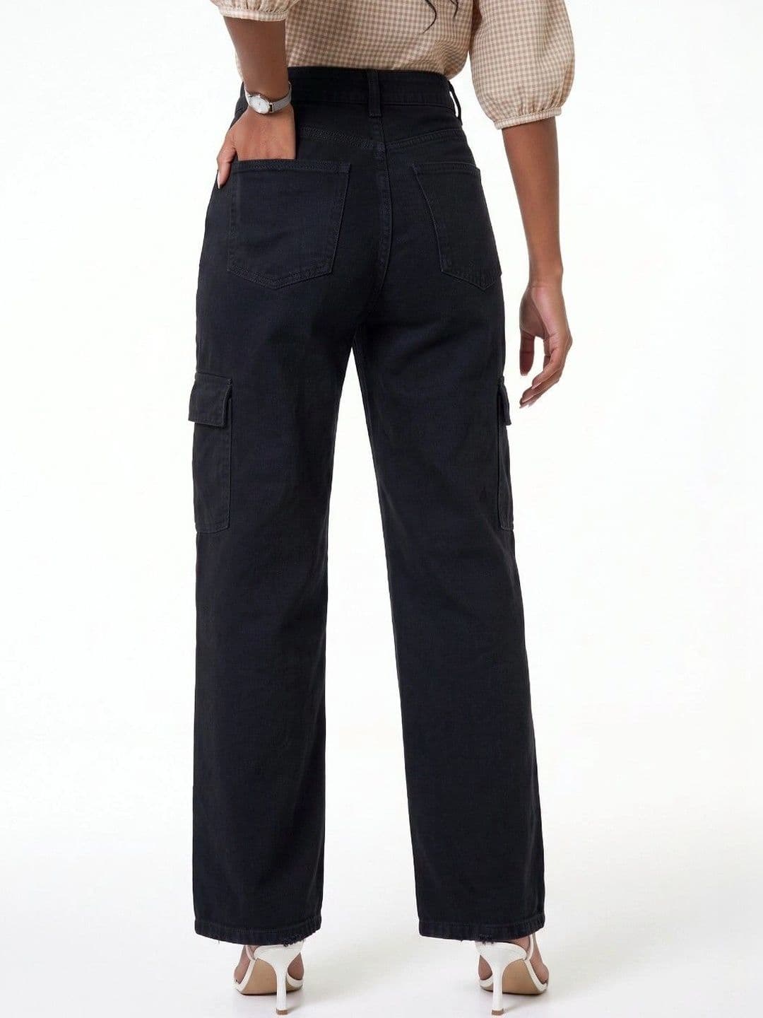 COMFITS Women Classic Relaxed Fit Mid-Rise Stretchable Jeans thumbnail 5