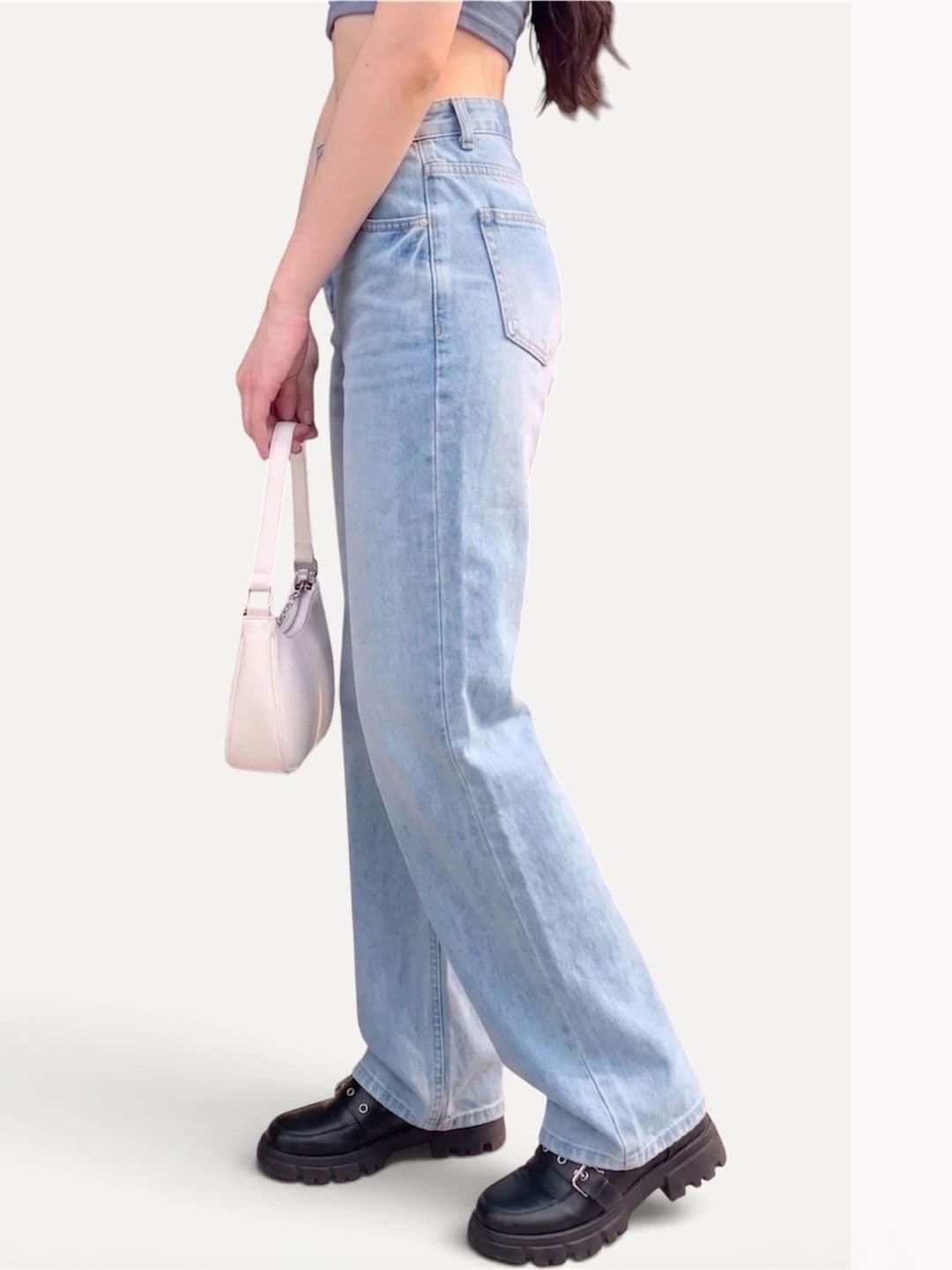 Angelo Women Loose High-Rise Stretchable Jeans thumbnail 3