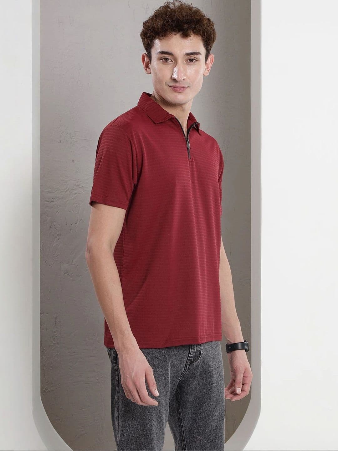Tromko Men Polo Collar Antimicrobial T-shirt thumbnail 4
