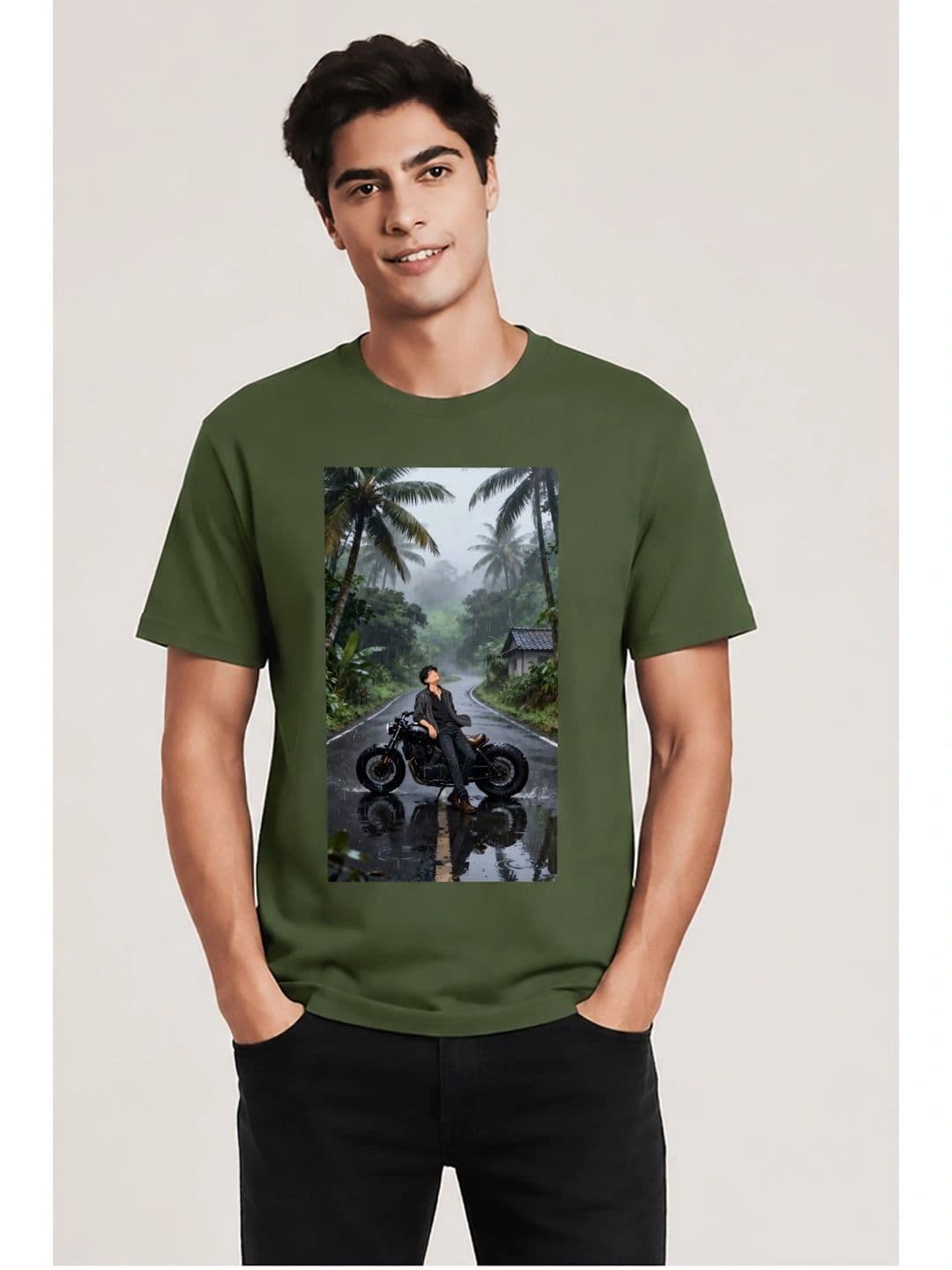 The Arth India Clothing Men Printed T-shirt thumbnail 3