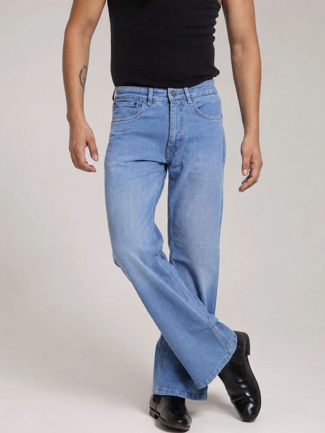 Denimora Men Bootcut Mid-Rise Stretchable Jeans - view 1