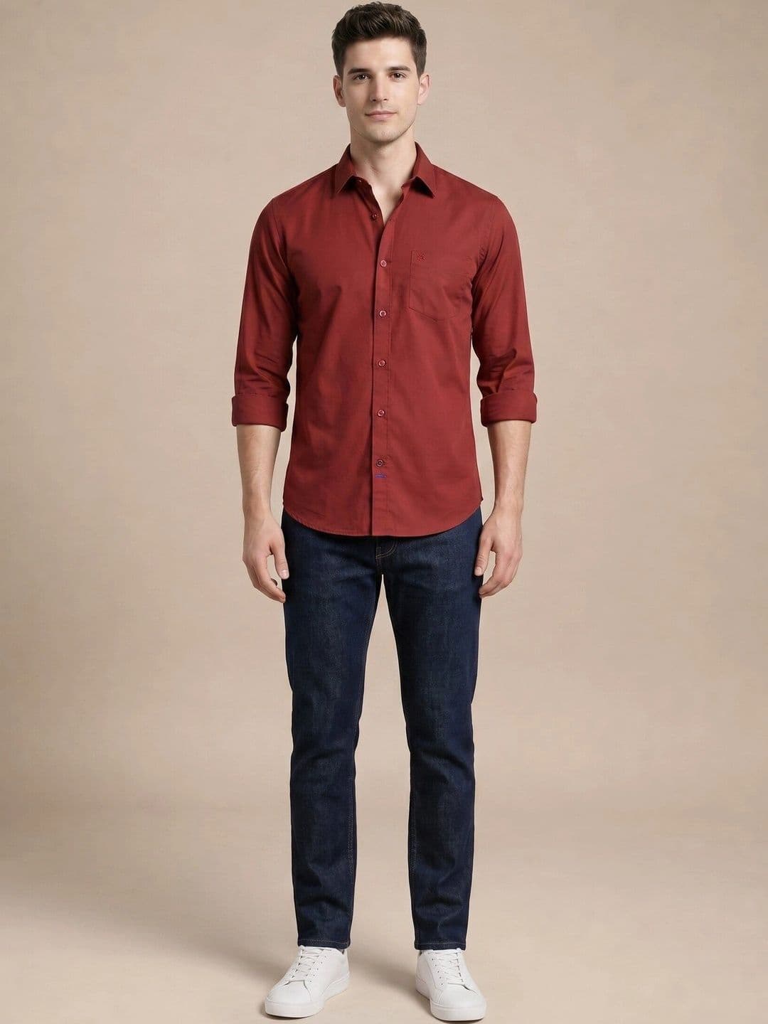 Turtle Men Relaxed Slim Fit Casual Shirt thumbnail 6