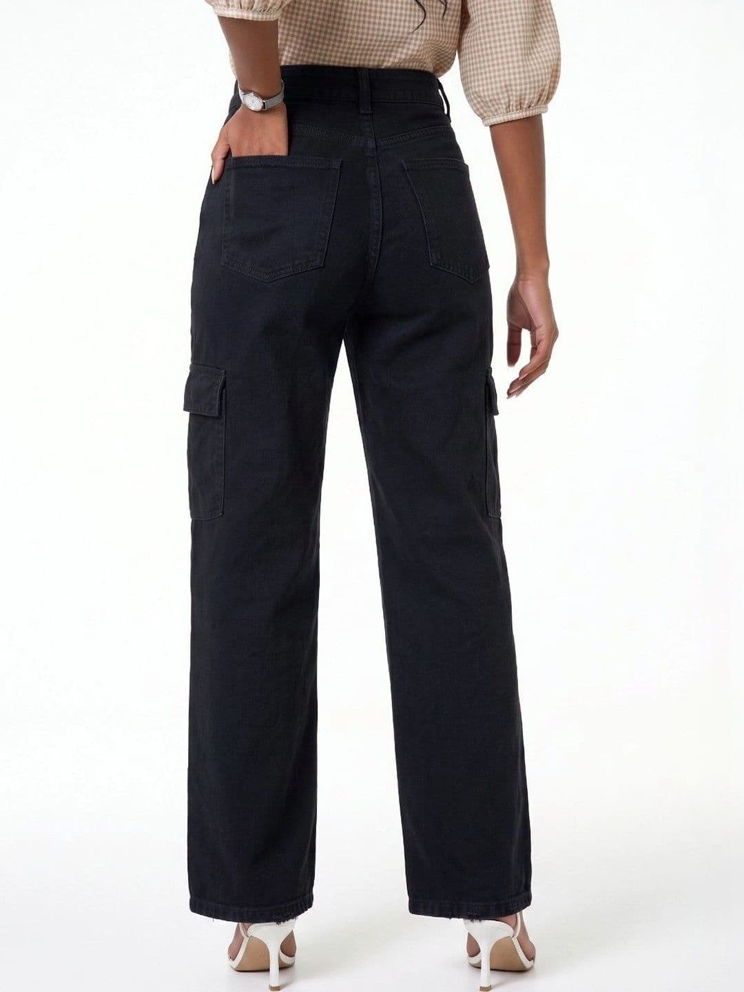 SZN Women Classic Relaxed Fit Mid-Rise Stretchable Jeans thumbnail 2