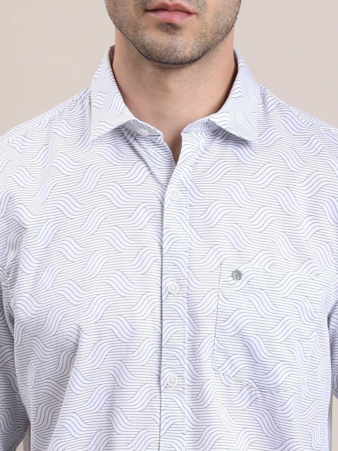 Turtle Men Relaxed Slim Fit Printed Casual Shirt thumbnail 4