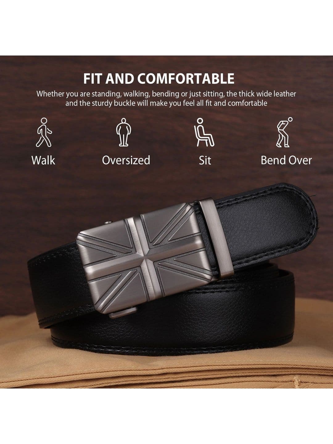 WROGN Men Textured PU Formal Belt thumbnail 6