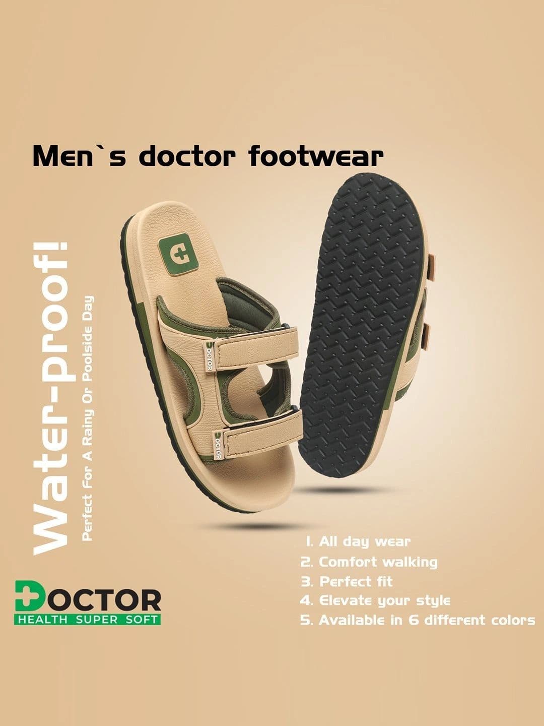 DOCTOR HEALTH SUPER SOFT  Men Thong Flip-Flops thumbnail 6