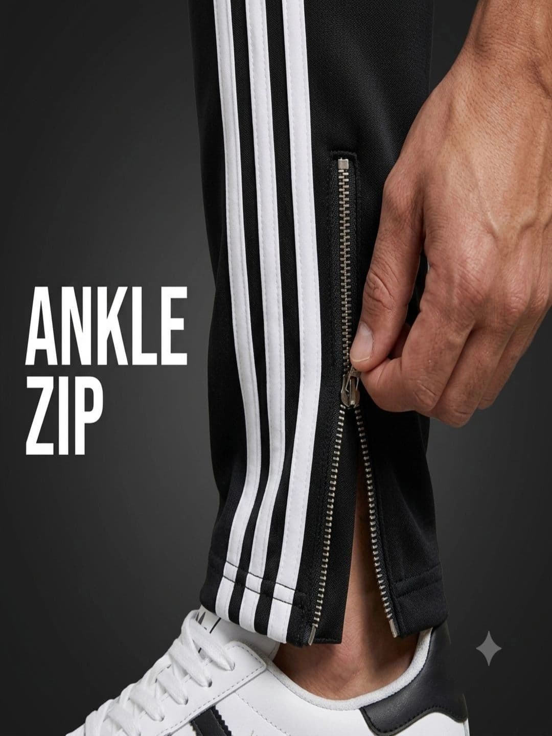Bite and Style Men Straight Fit Colourblocked Training Track Pants thumbnail 2