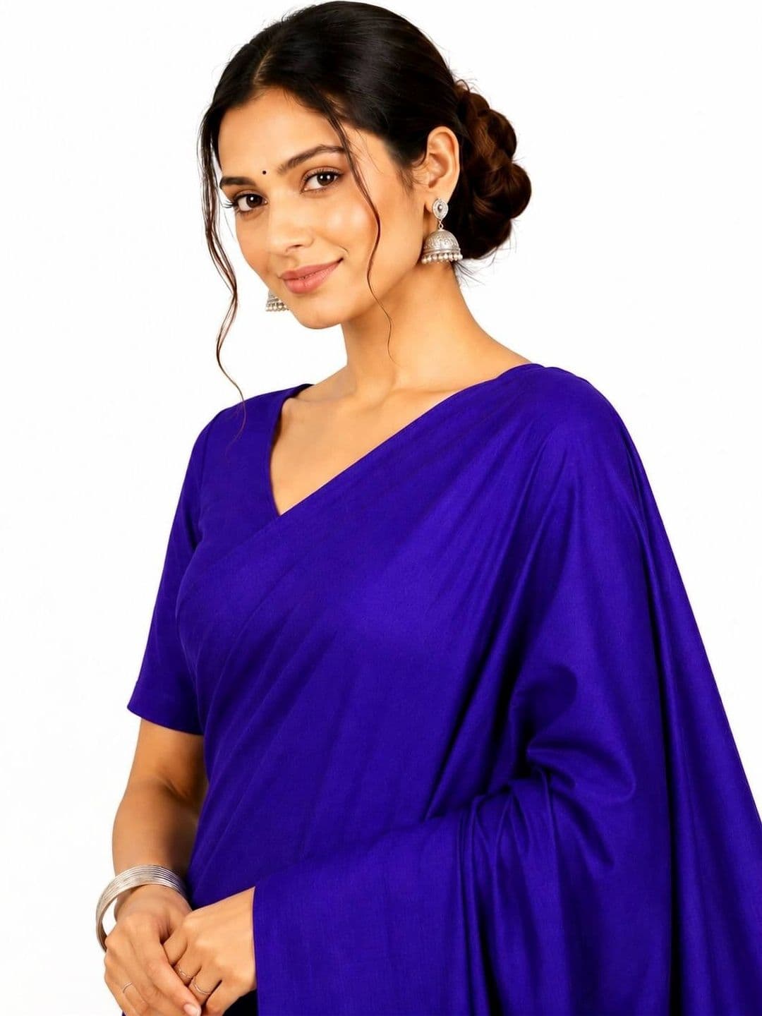 Maa shipra creation Khadi Saree thumbnail 2