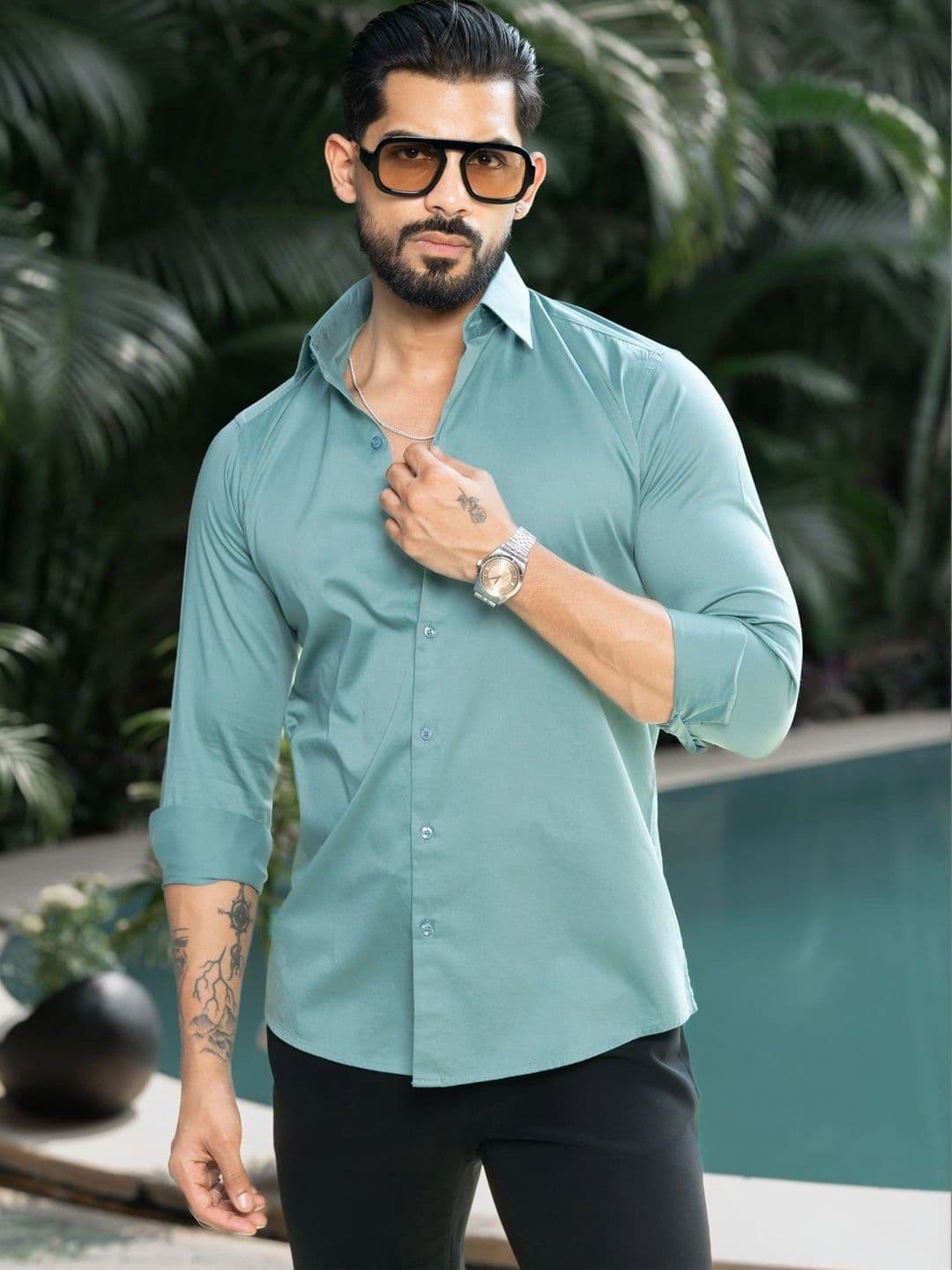 Urban Scissors Men Slim Fit Casual Shirt thumbnail 7