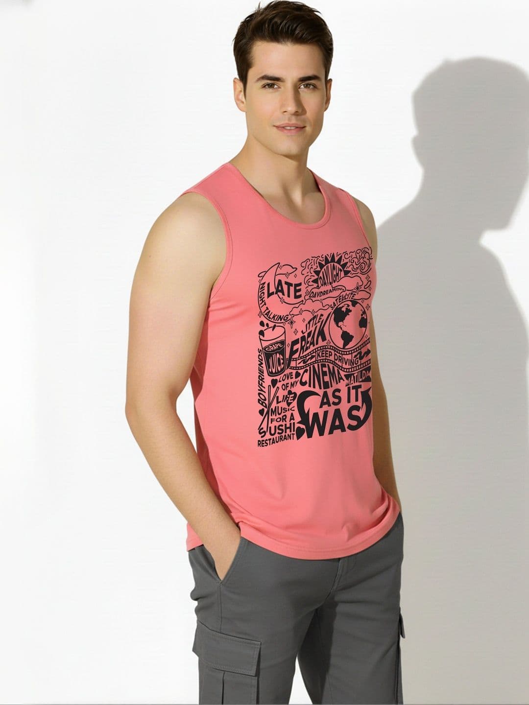 SKY HARBOAR Men Typography 2 Printed T-shirt thumbnail 4