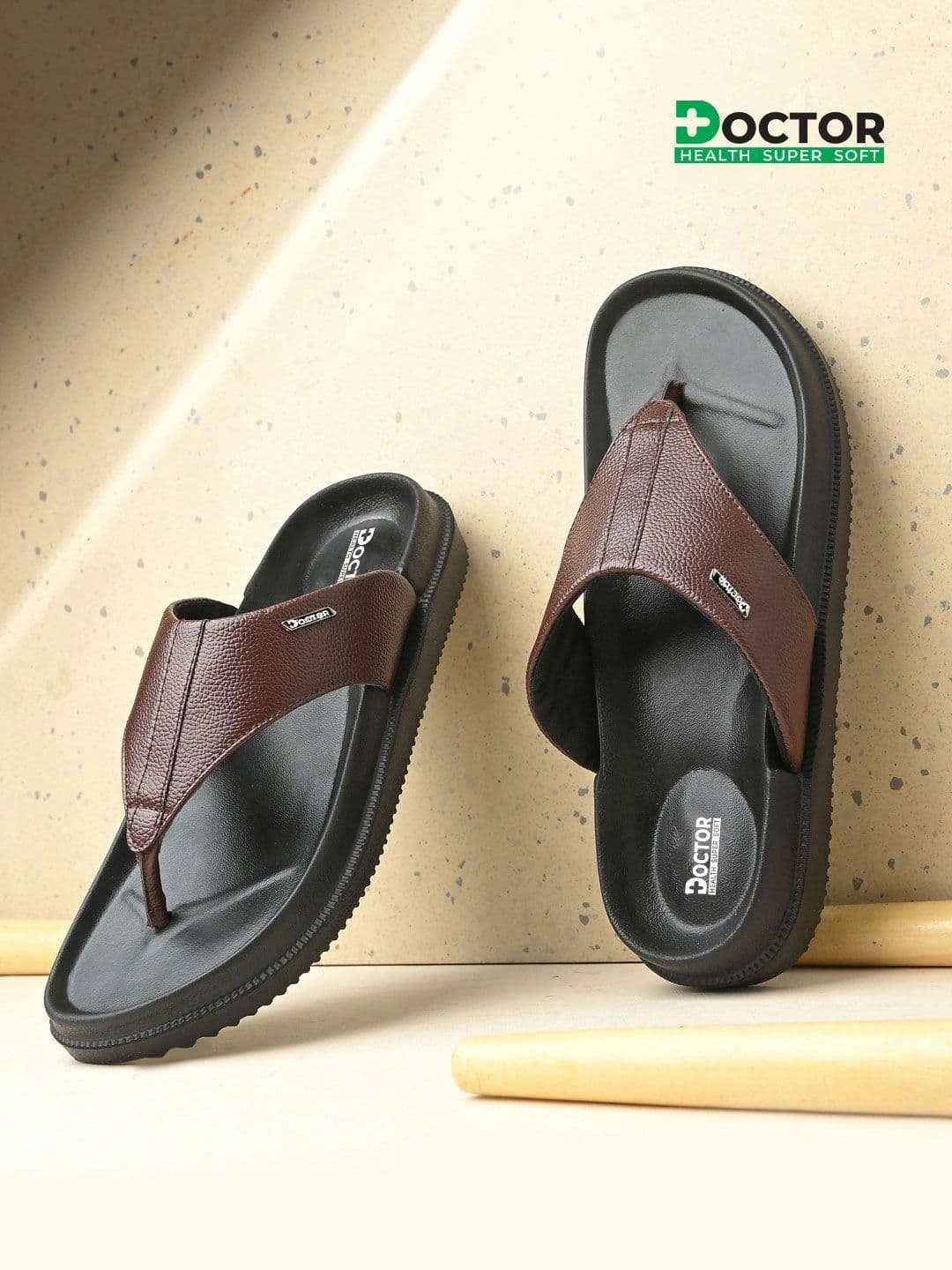 DOCTOR HEALTH SUPER SOFT  Men Thong Flip-Flops thumbnail 6