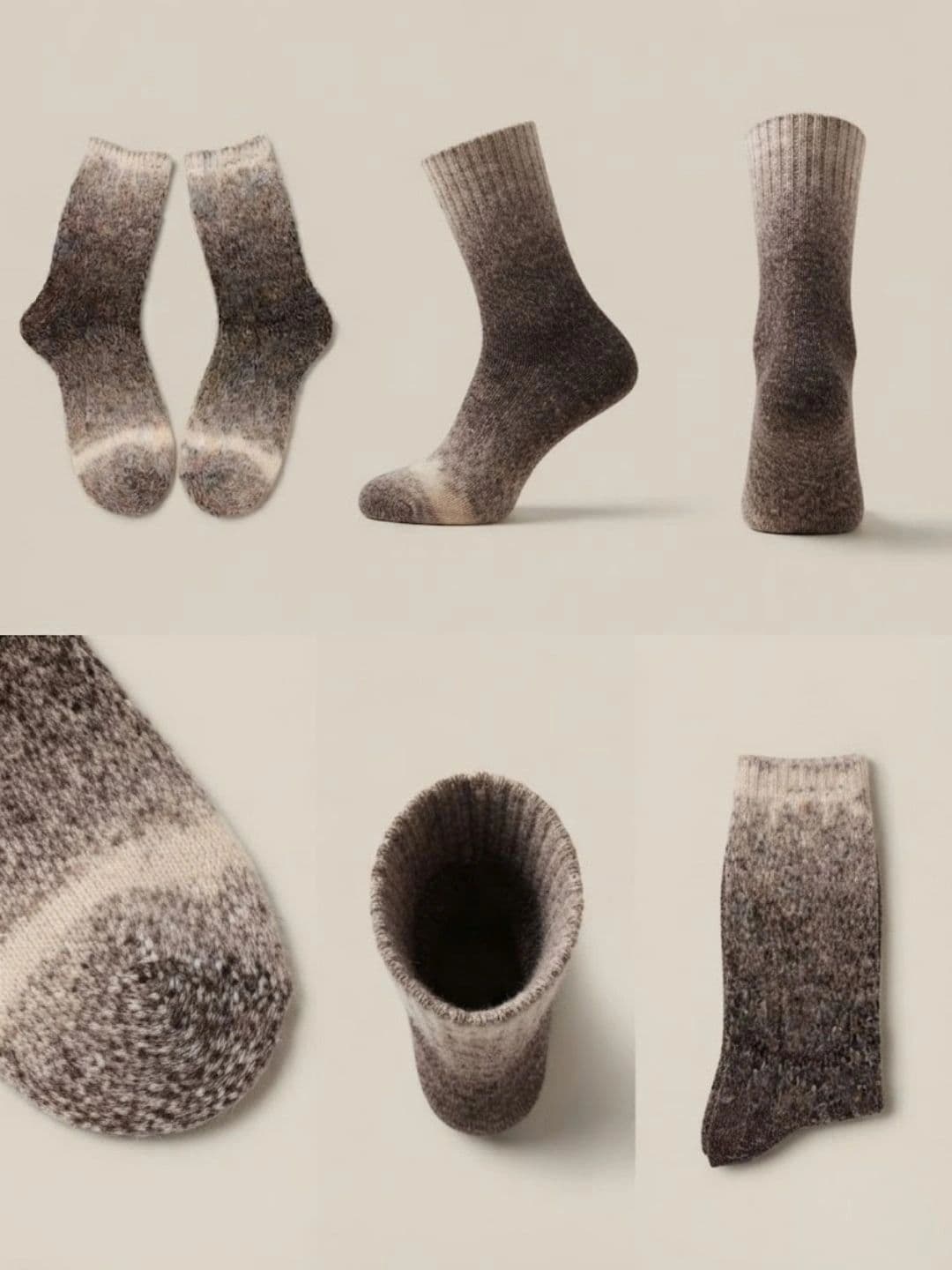 Cdeck Men Woolen Patterned Above Ankle Socks thumbnail 2
