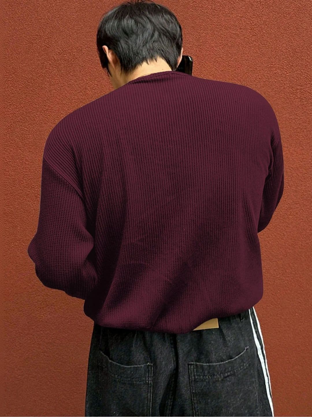 HOODLER Men Henley Neck T-shirt thumbnail 5