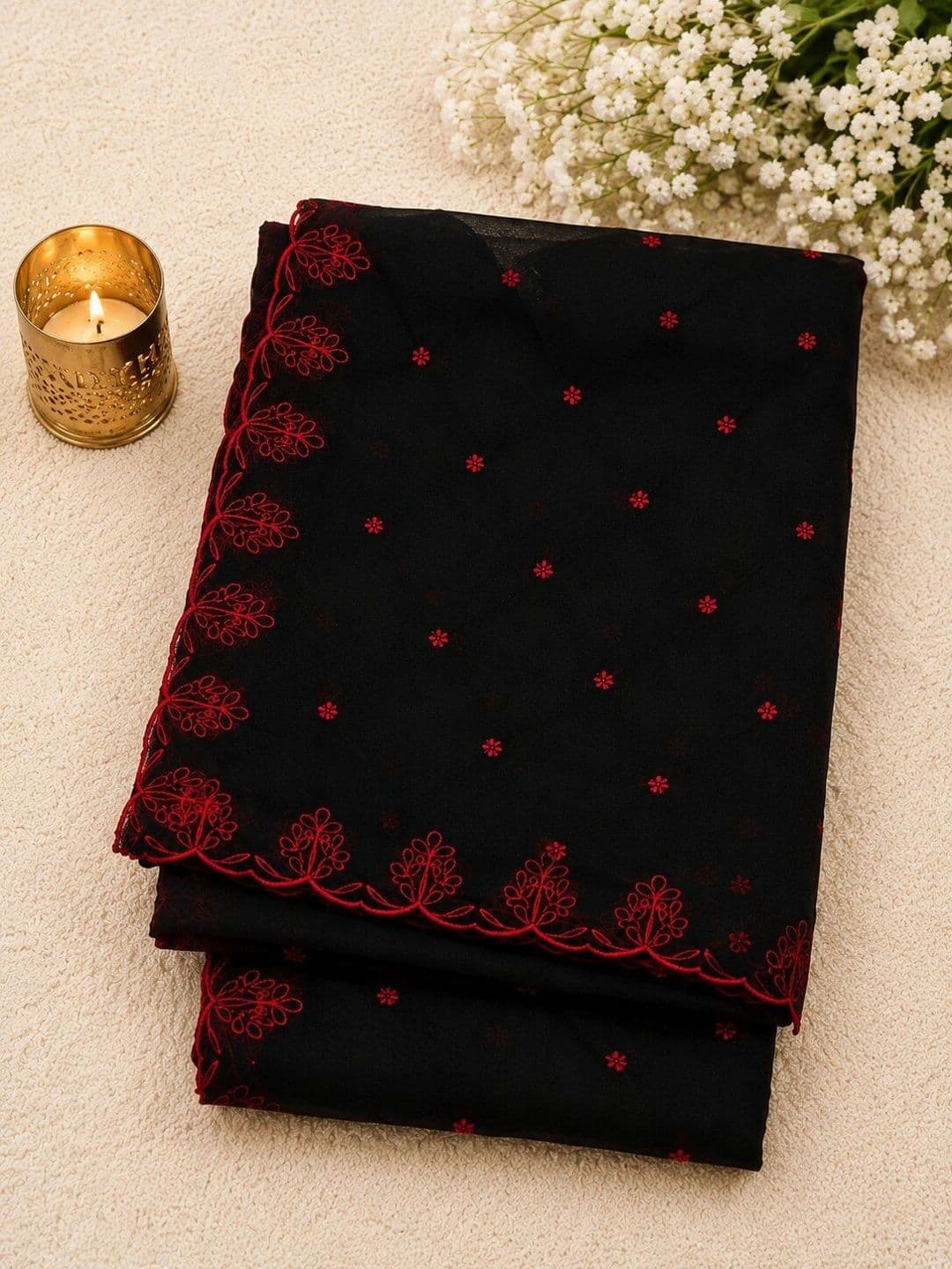 Krishna Tanna Embroidered Unstitched Dress Material thumbnail 6
