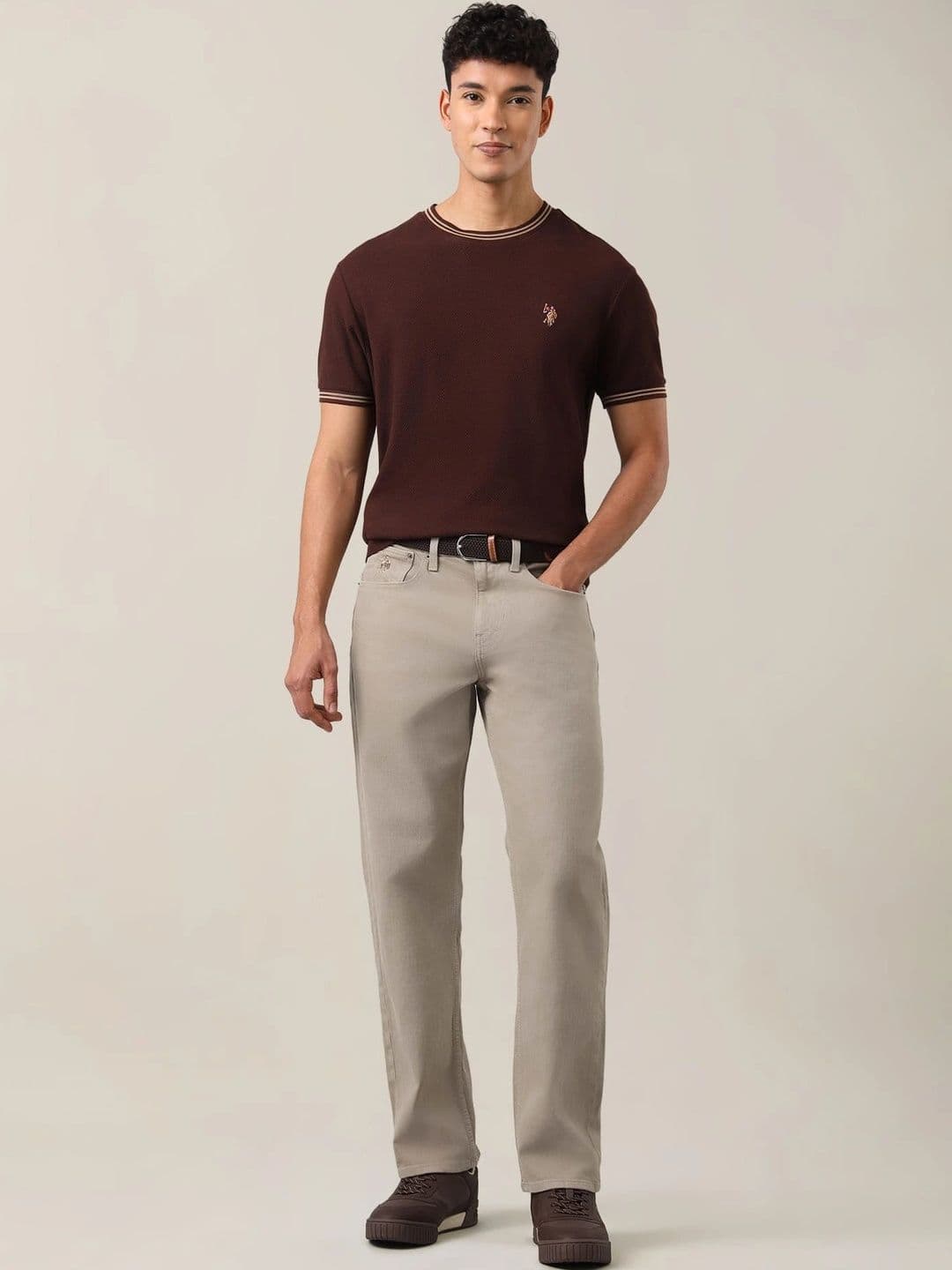 U.S. Polo Assn. Denim Co. Men Relaxed Fit Mid-Rise Jeans thumbnail 4