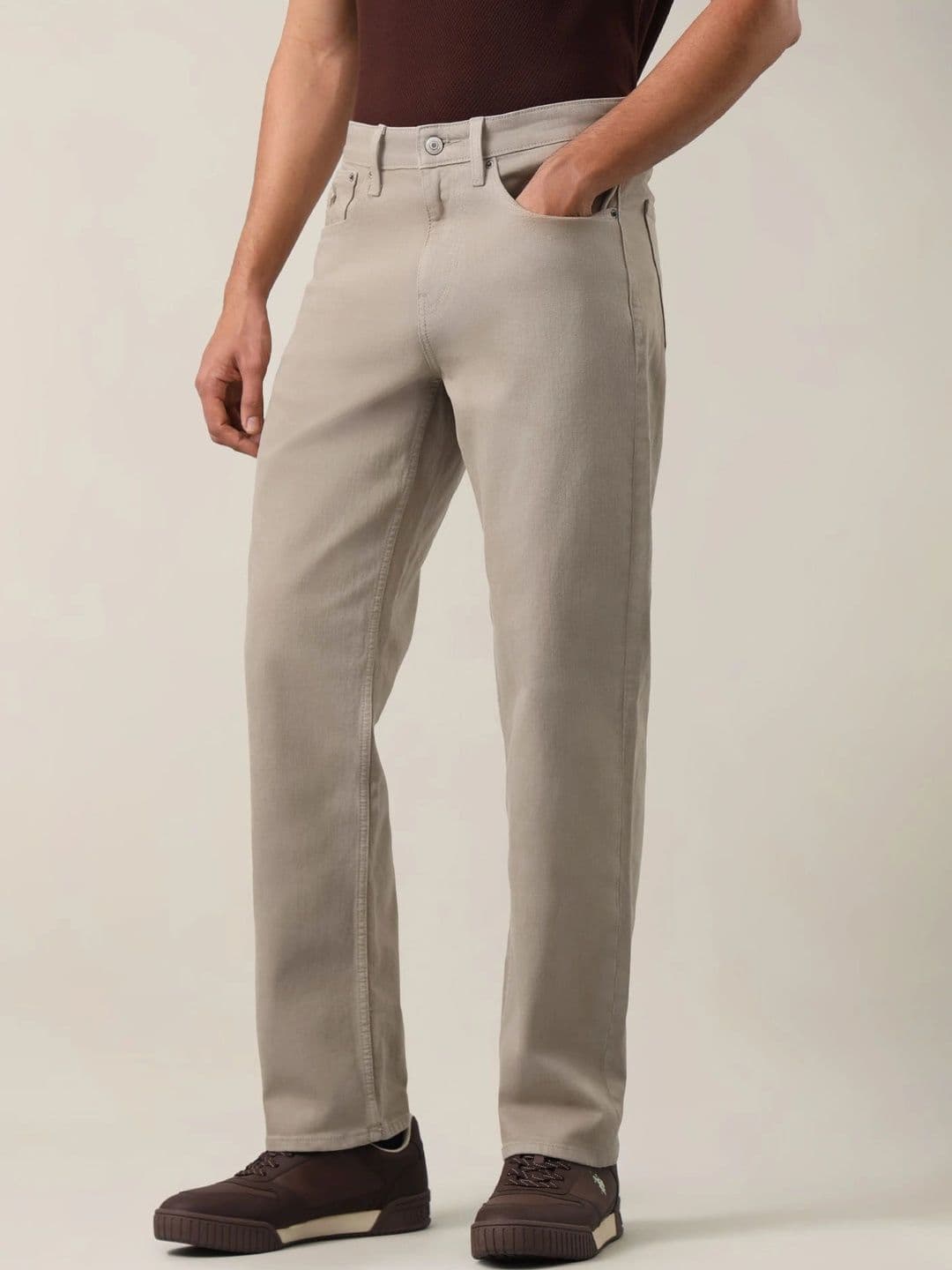 U.S. Polo Assn. Denim Co. Men Relaxed Fit Mid-Rise Jeans thumbnail 6