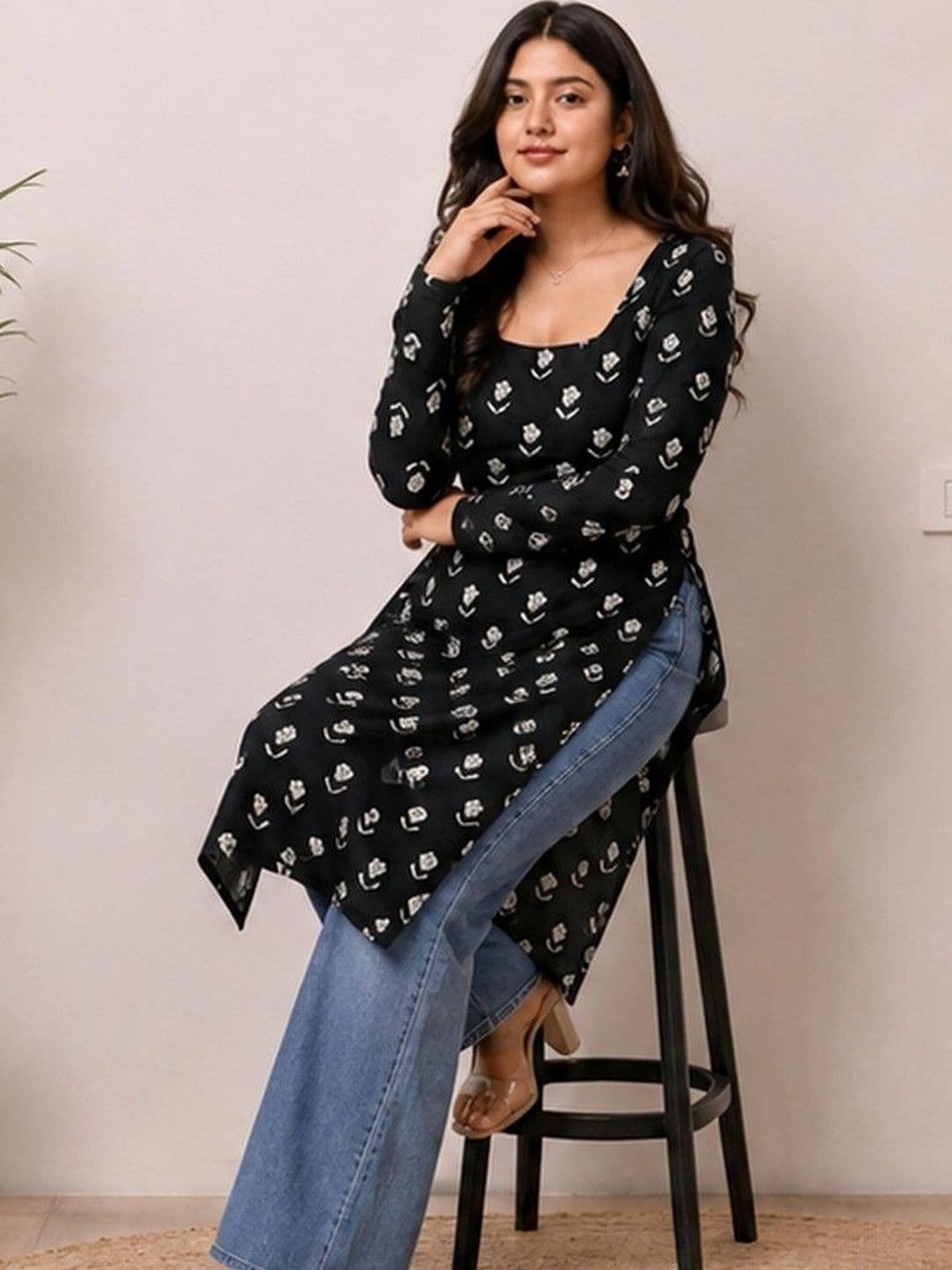 SHRISTHVAN Women Floral Printed Kurta thumbnail 2