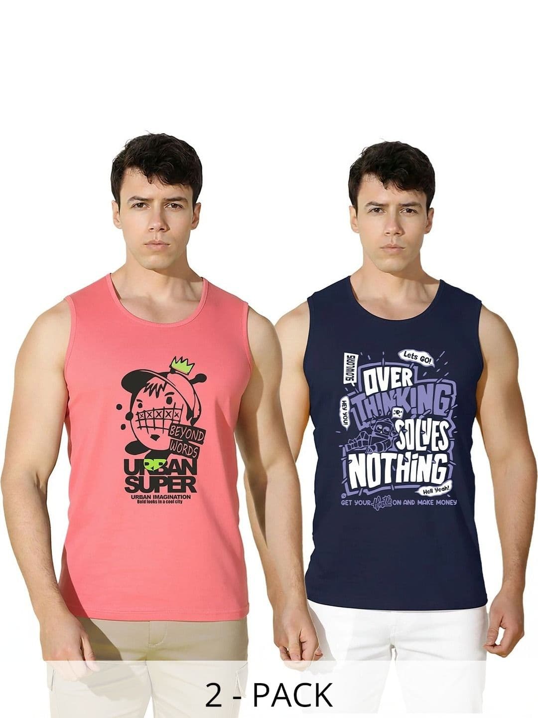 CRYPTIC Men 2 Printed T-shirt - view 1