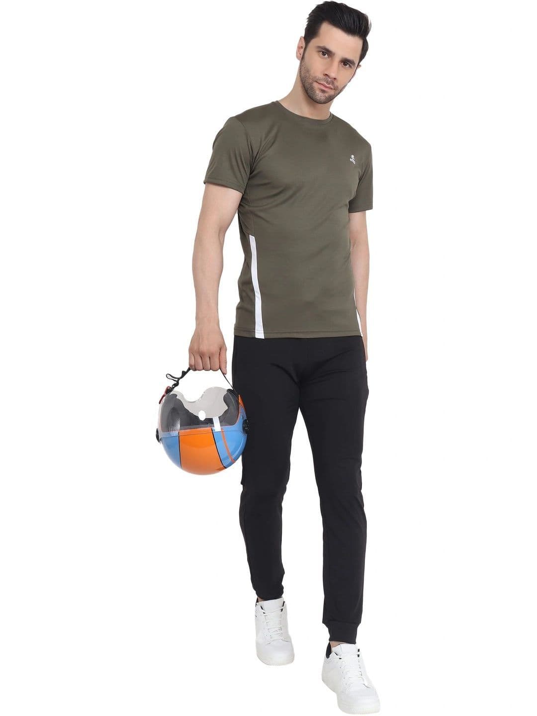 EFITO Men Colourblocked Dri-FIT T-shirt thumbnail 2