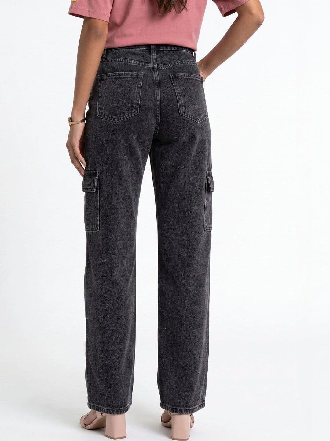 SZN Women Classic Relaxed Fit Mid-Rise Stretchable Jeans thumbnail 3