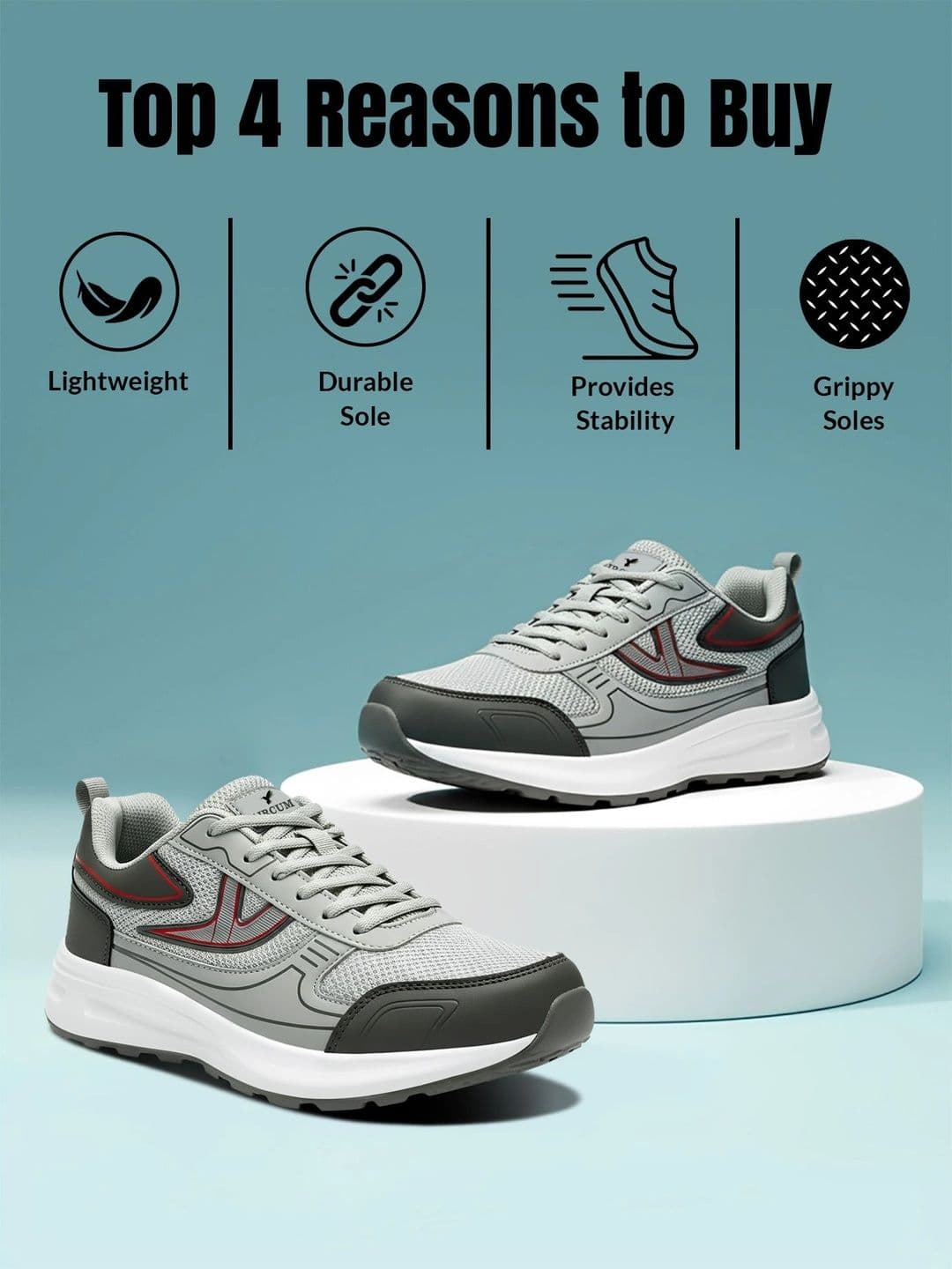 Aircum Men Textured Sneakers thumbnail 5