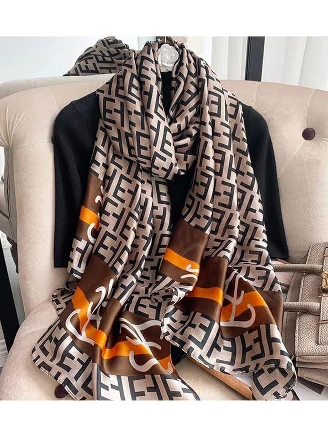 ANDVOGUE Unisex Printed Stole thumbnail 3
