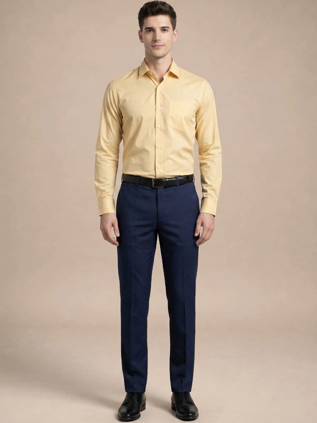 Turtle Men Standard Slim Fit Printed Formal Shirt thumbnail 6