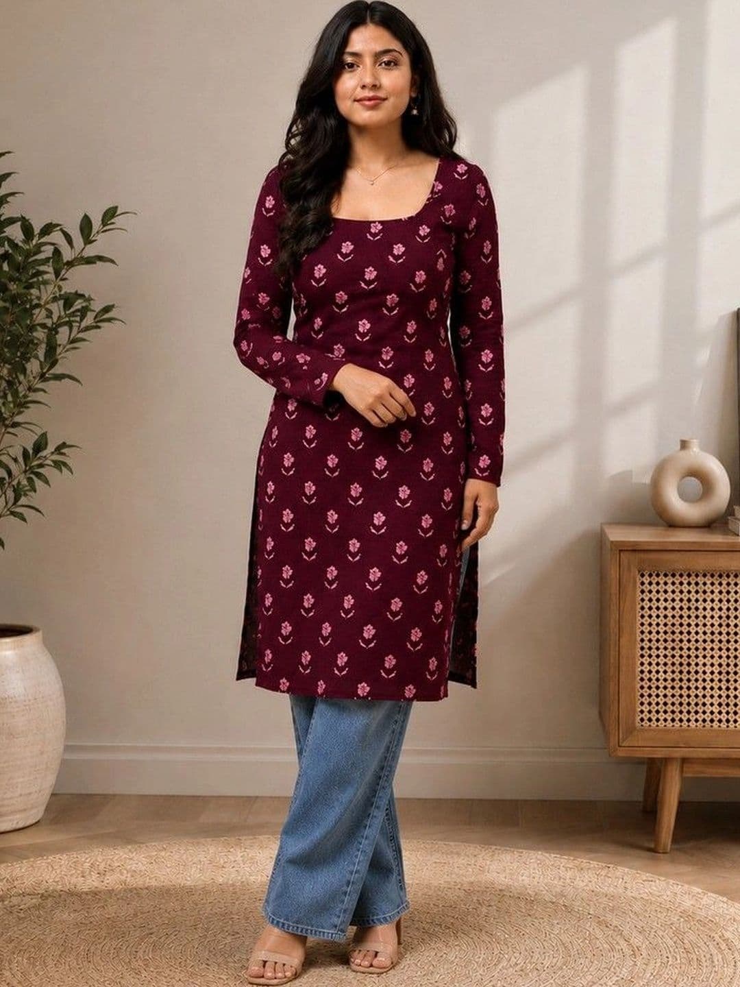 SHRISTHVAN Women Floral Printed Floral Kurta - view 1