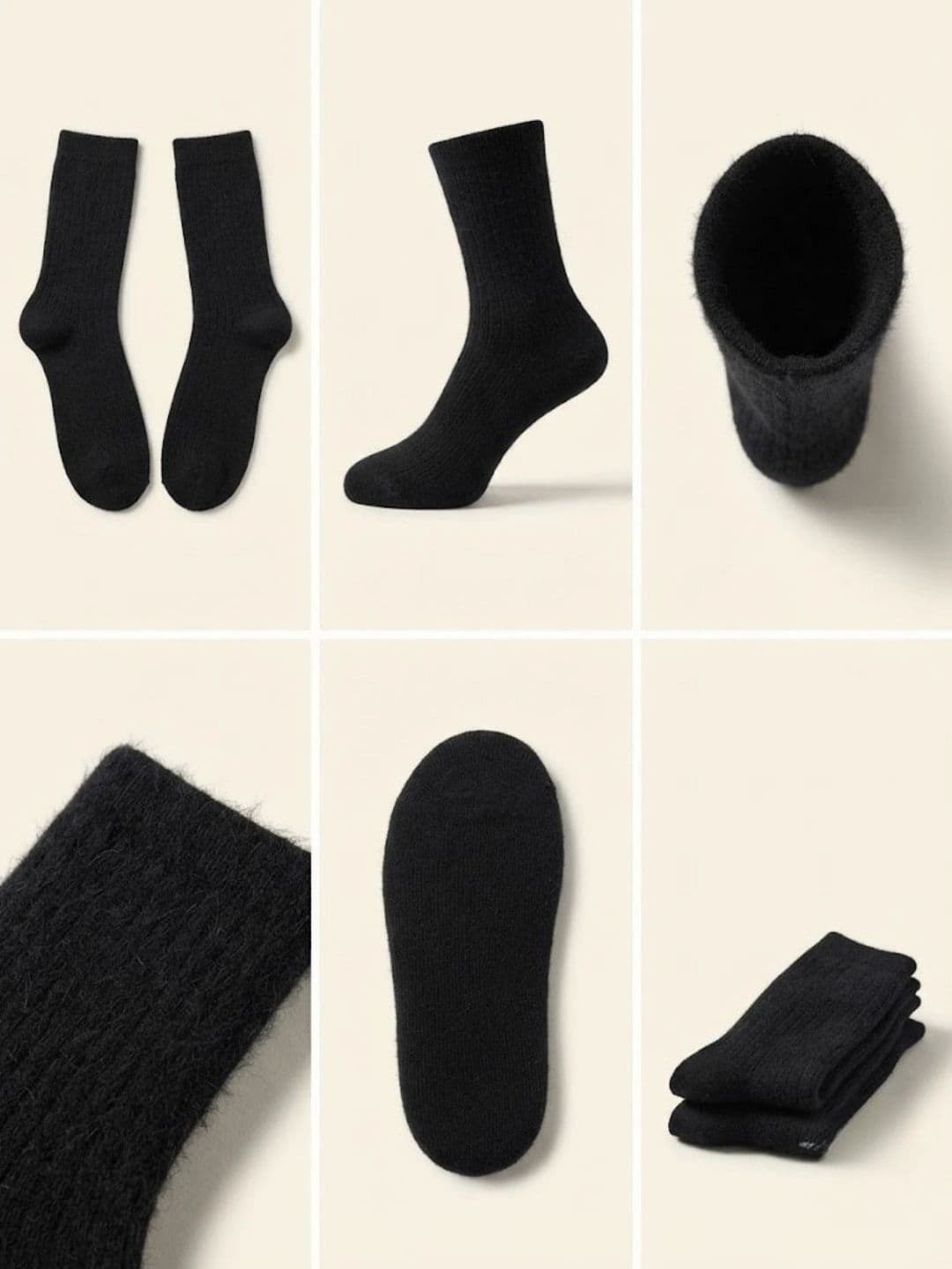 Cdeck Men Woolen Calf Length Socks thumbnail 2