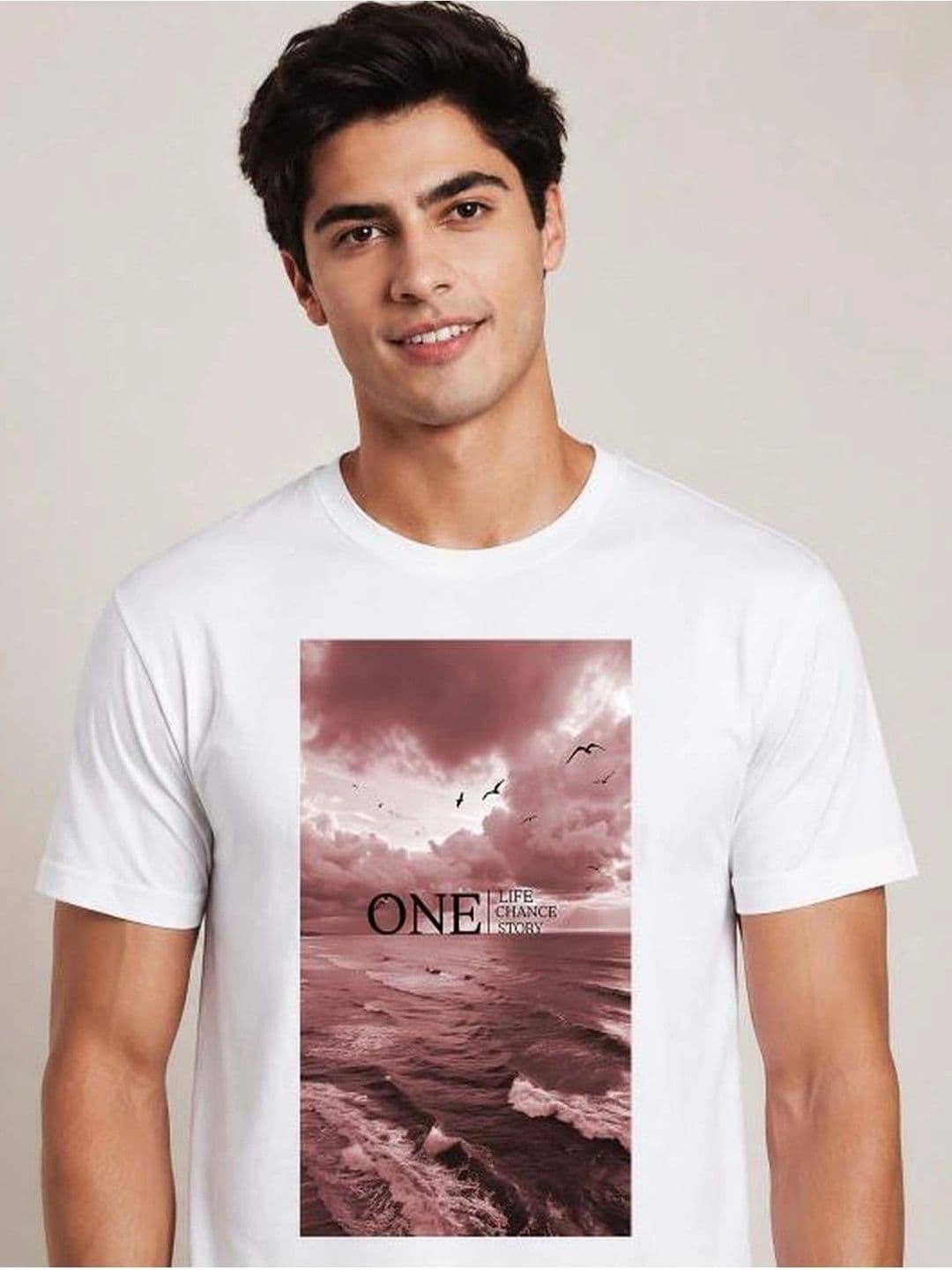 The Arth India Clothing Men Printed T-shirt - view 1