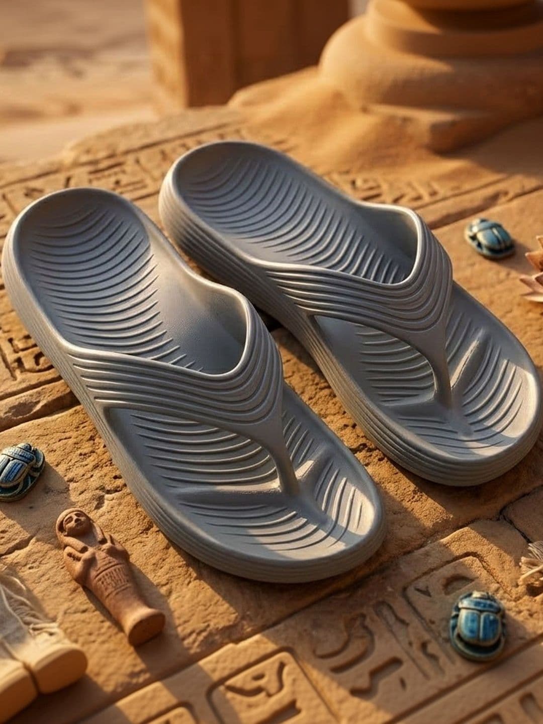 NEW ORANIE Men Printed Sliders thumbnail 5
