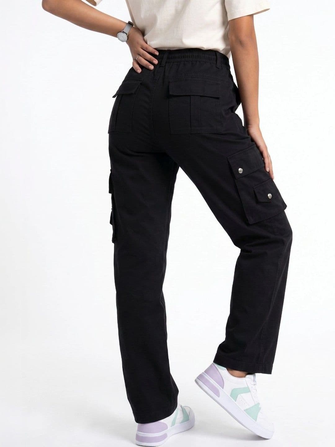 Moda Rapido Women Classic Relaxed Fit Mid-Rise Stretchable Jeans thumbnail 5
