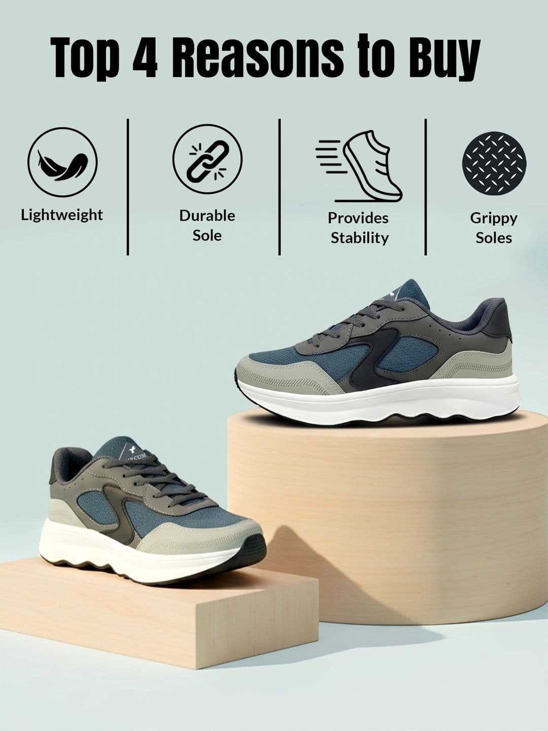 Aircum Men Colourblocked Sneakers thumbnail 7