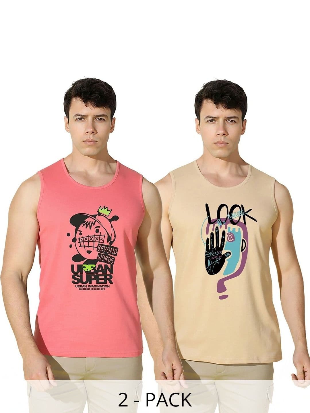 CRYPTIC Men 2 Printed T-shirt - view 1