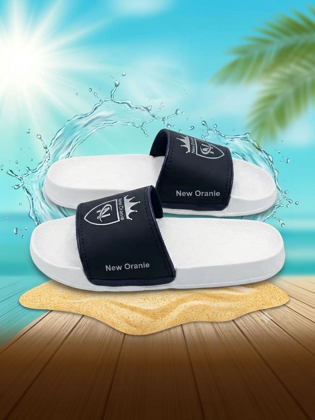NEW ORANIE Men Printed Thong Flip-Flops thumbnail 5