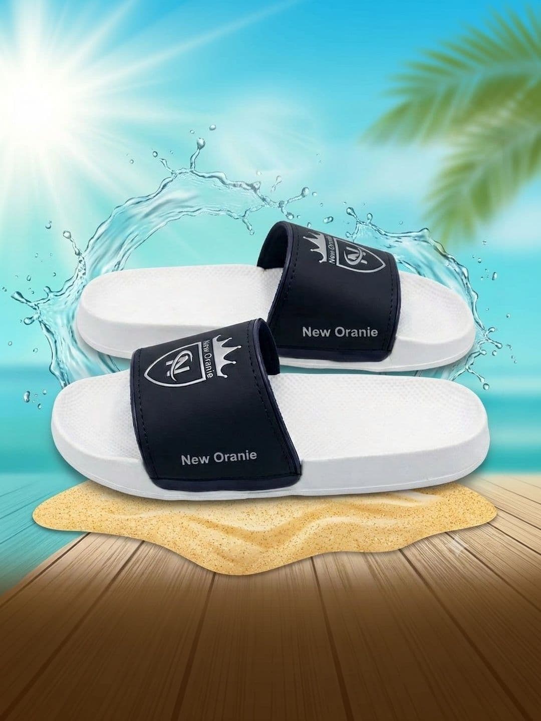 NEW ORANIE Men Printed Thong Flip-Flops thumbnail 4
