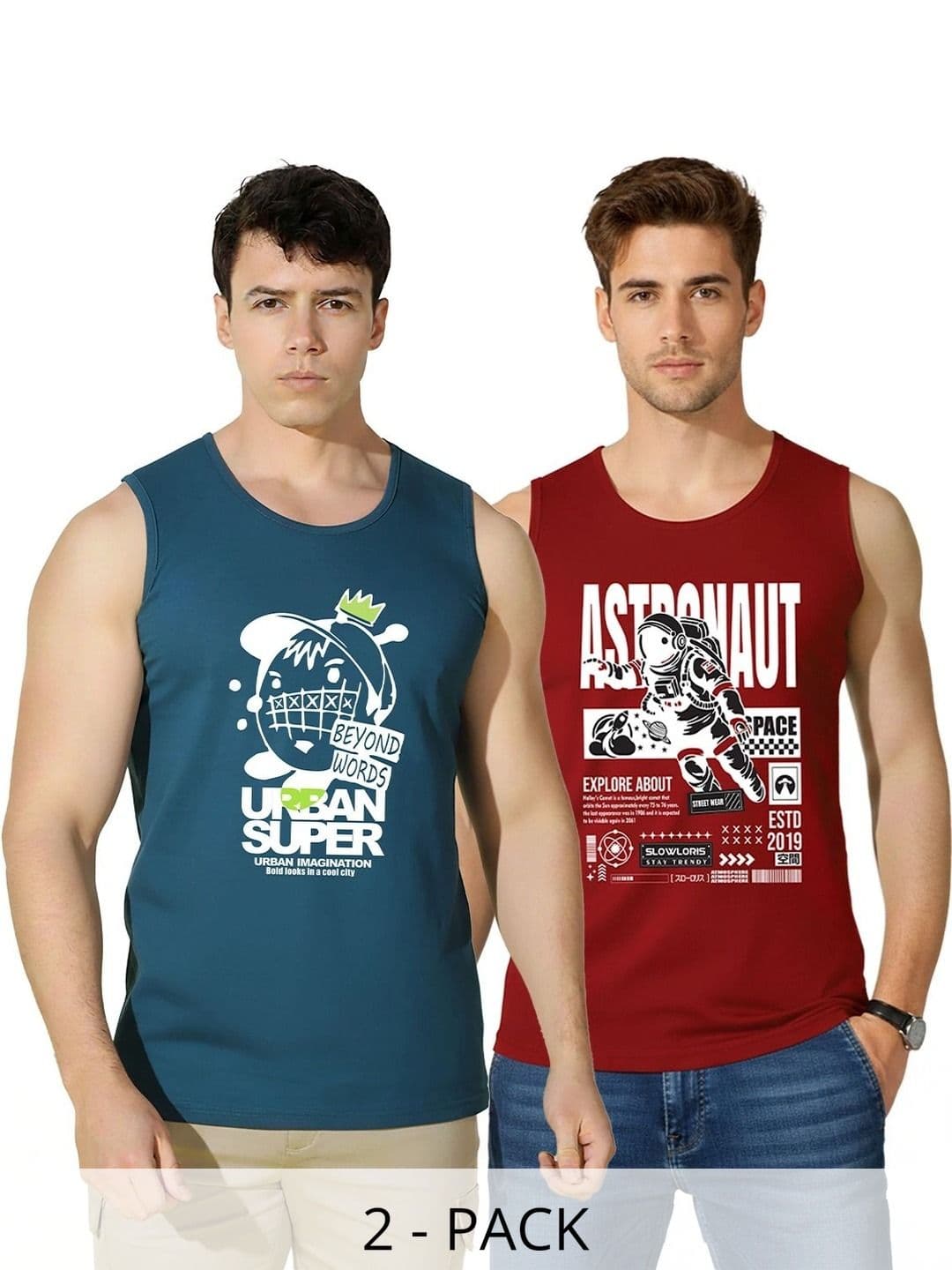 CRYPTIC Men 2 Printed T-shirt - view 1