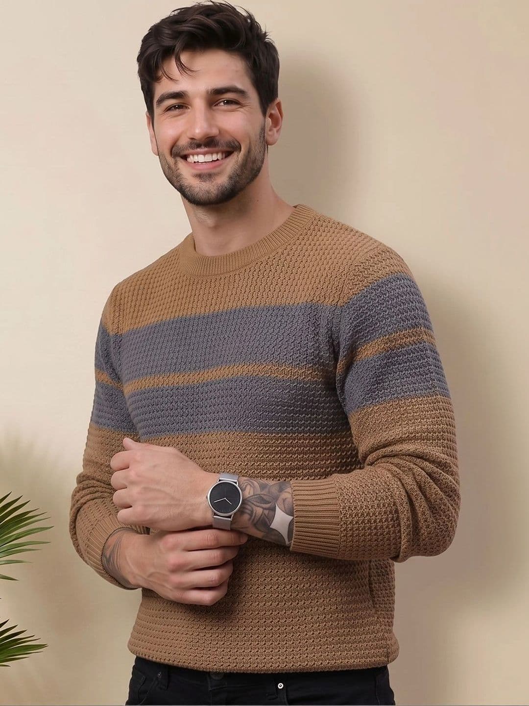 Moda Rapido Men Colourblocked Pullover thumbnail 6