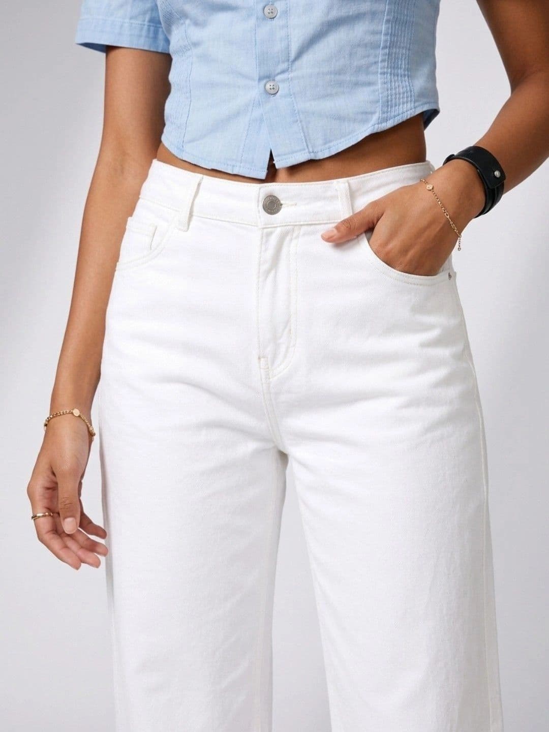 Moda Rapido Women Classic Relaxed Fit Mid-Rise Stretchable Jeans thumbnail 5
