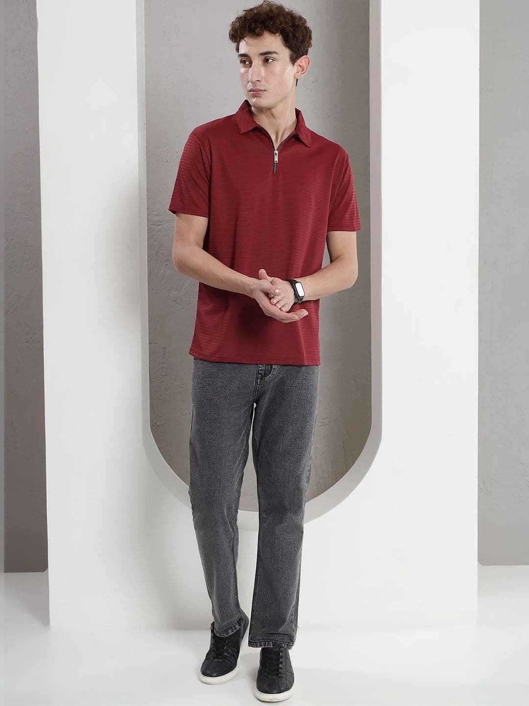 Tromko Men Polo Collar Antimicrobial T-shirt thumbnail 3