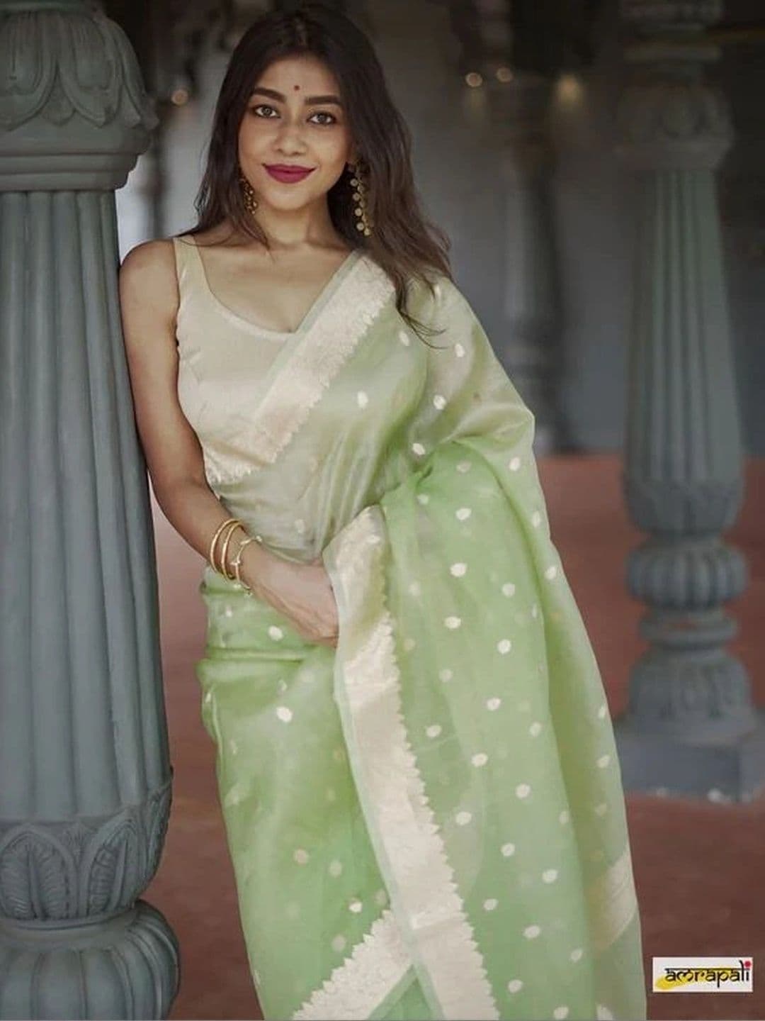 HERE&NOW Woven Design Zari Banarasi Saree thumbnail 7